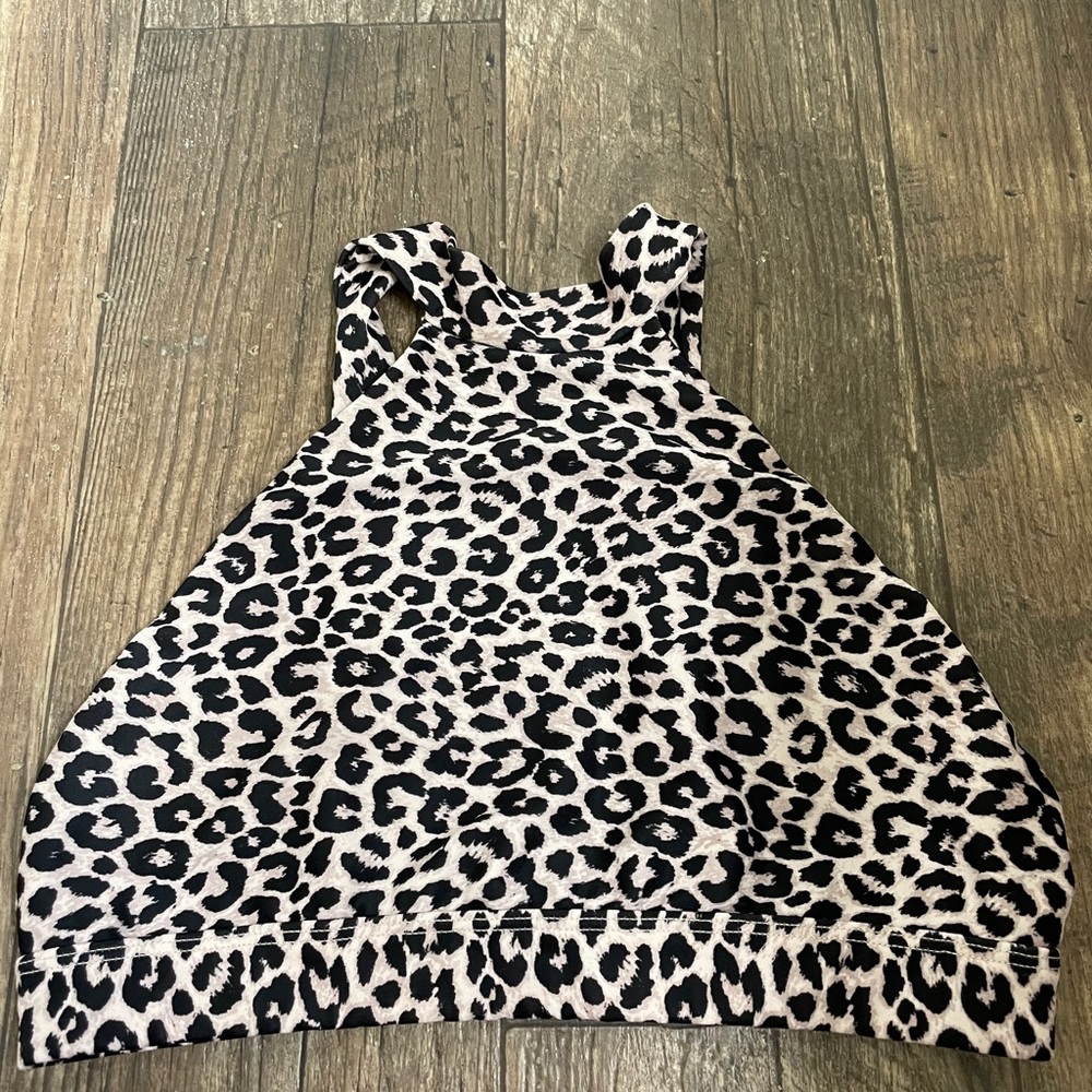Acacia leopard cheetah Dubai bikini top. Small